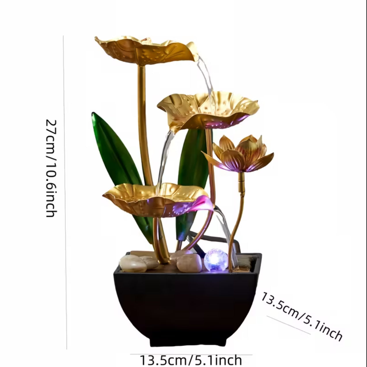 Small Indoor Fountain Humidifier – Automatic Desktop Decor for Living Room & Bedroom | Relaxation & Air Moisturizing Craft