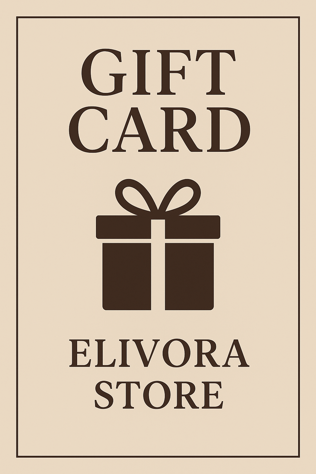 Elivora Gift Cards For Friends & Family