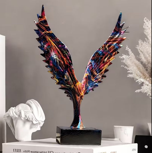 Chic Colorful Eagle Statue – Modern Minimalist Home & Office Decor | Elegant Gift for Housewarming, Christmas, Thanksgiving & Birthdays