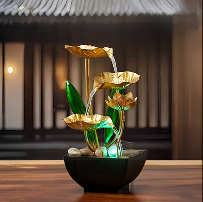 Small Indoor Fountain Humidifier – Automatic Desktop Decor for Living Room & Bedroom | Relaxation & Air Moisturizing Craft