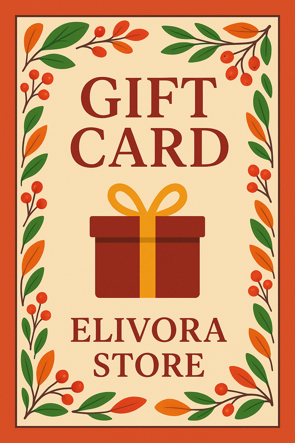 Elivora Gift Cards For Friends & Family